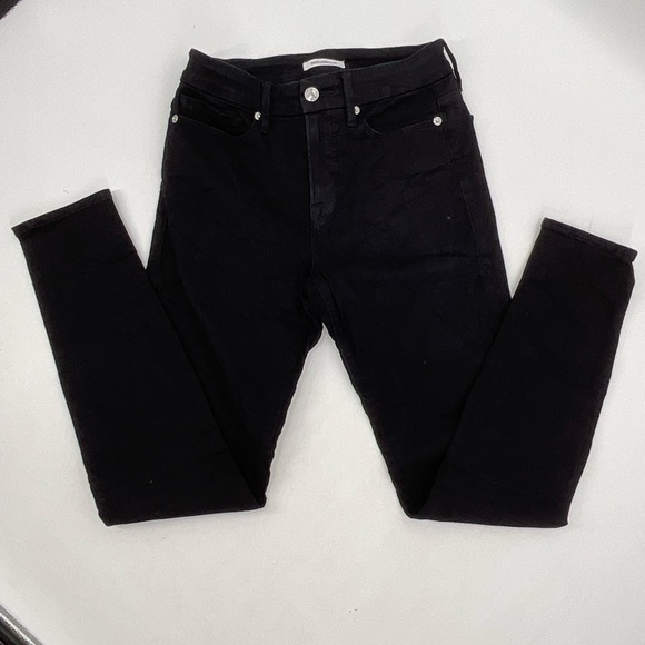 Good American Power Stretch Pull -On Skinny Jeans Size 4/27 L14 - Picture 4 of 6